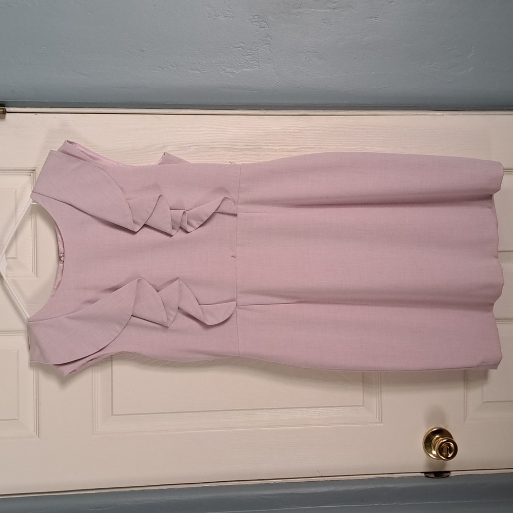 Calvin Klein sleeveless ruffled dress